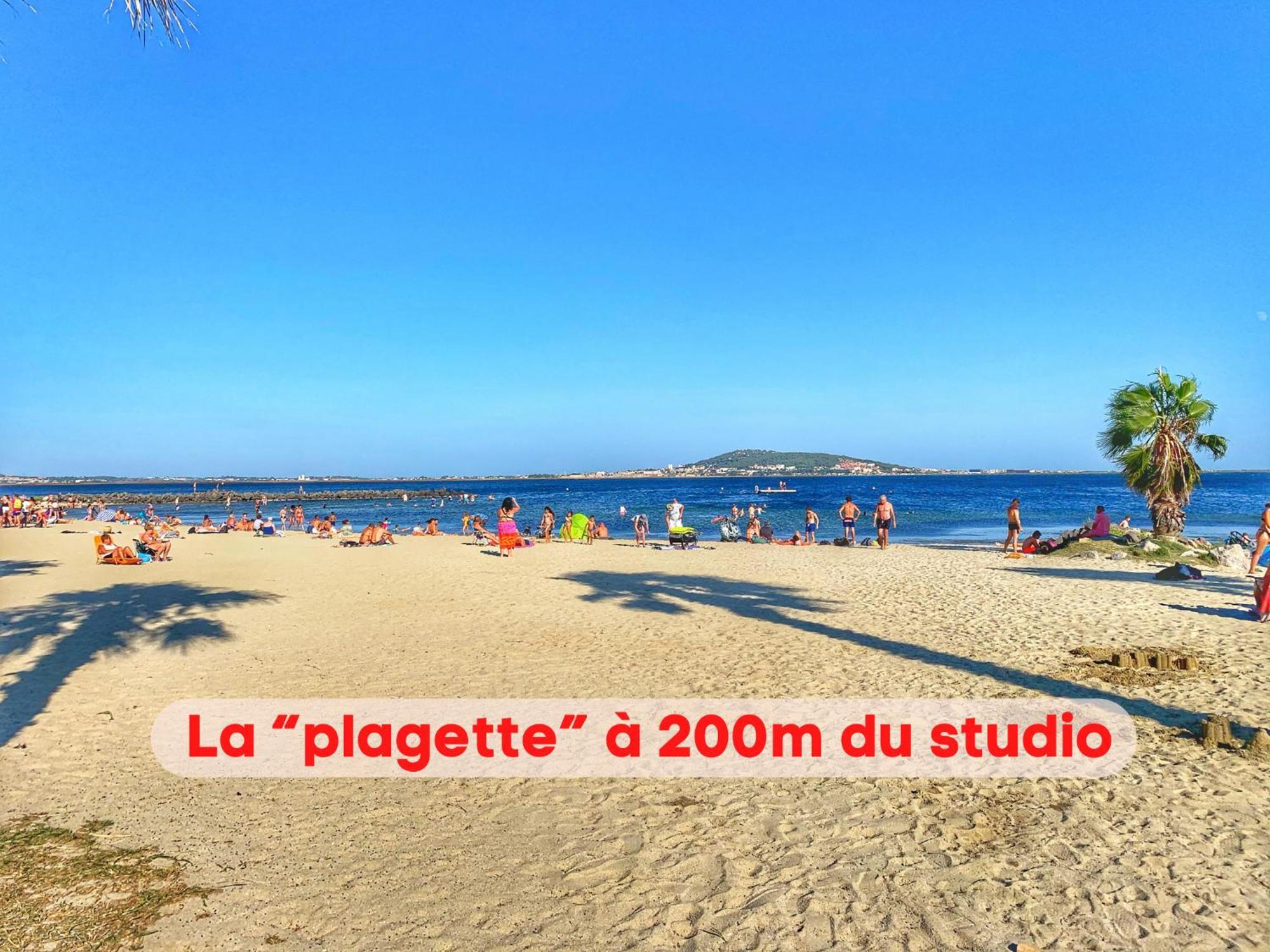 Charmant Studio Climatise A 200M De La Plage Mèze Eksteriør bilde