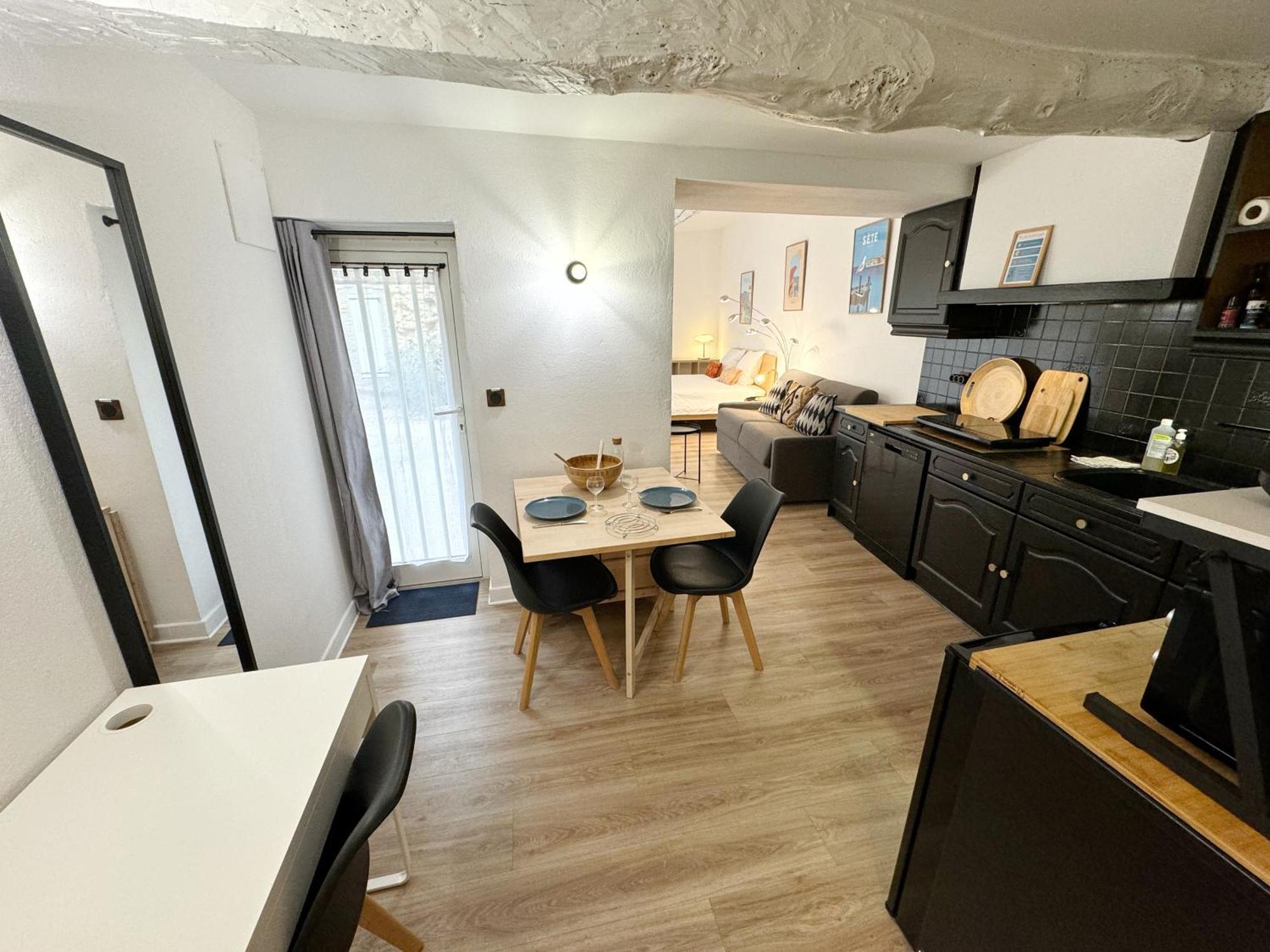 Charmant Studio Climatise A 200M De La Plage Mèze Eksteriør bilde